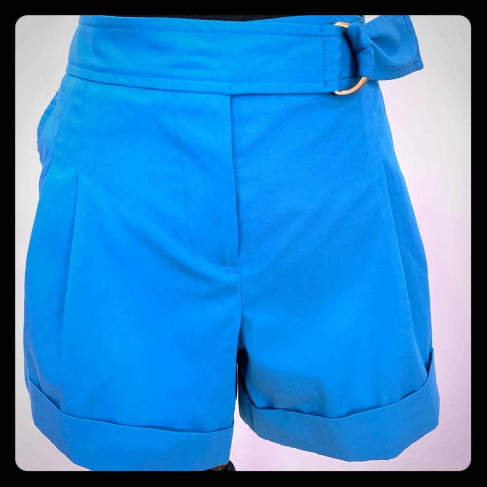 Trina Turk turquoise high waisted short